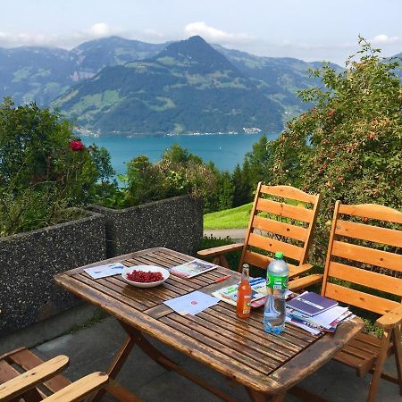 Ferienwohnung Mountain Peace In The Heart Of Switzerland Emmetten Exterior foto