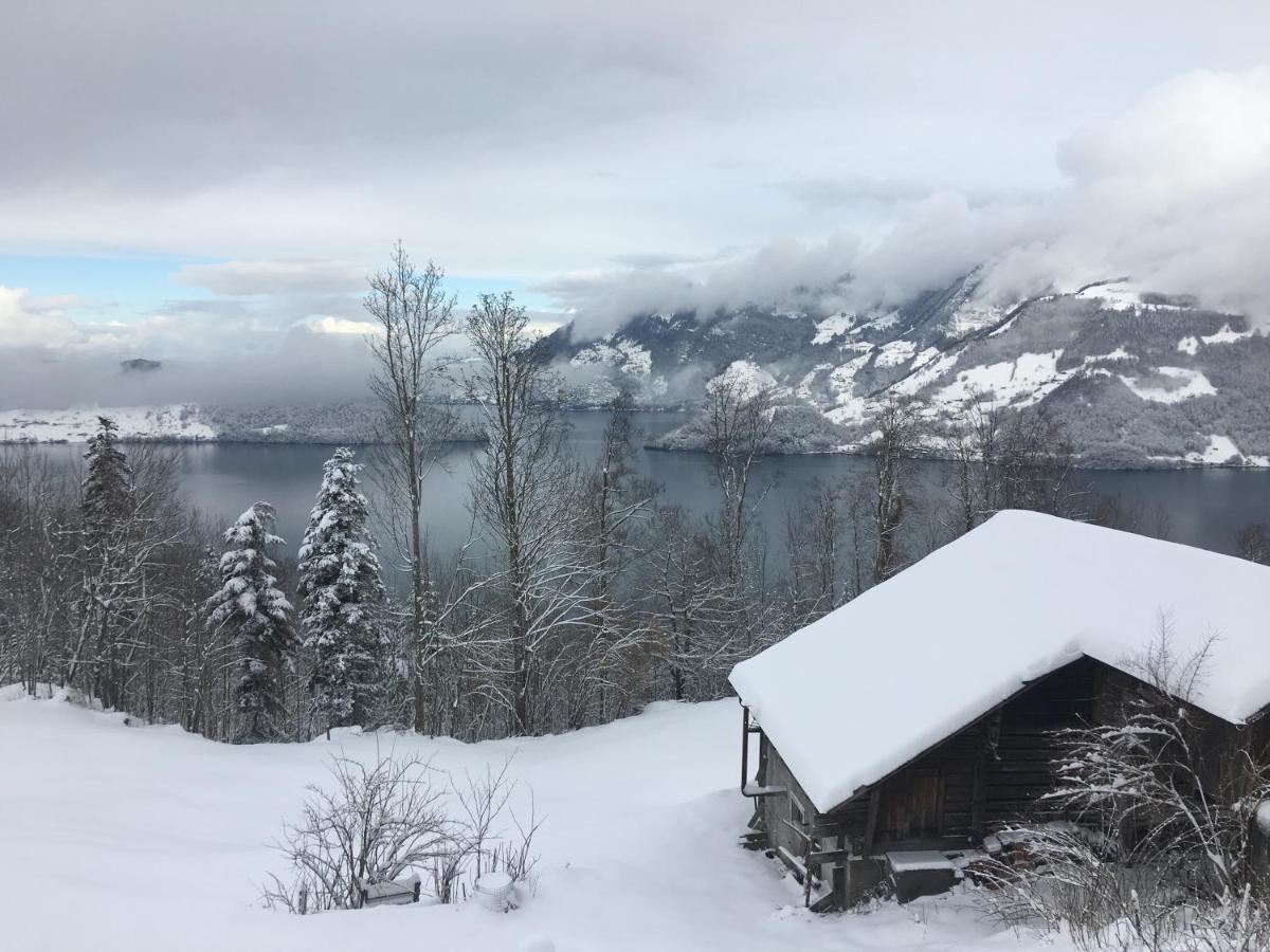 Ferienwohnung Mountain Peace In The Heart Of Switzerland Emmetten Exterior foto