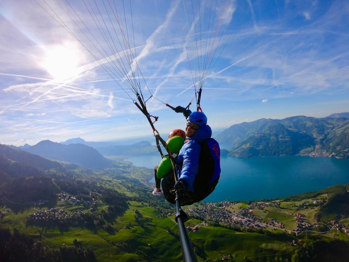 Ferienwohnung Mountain Peace In The Heart Of Switzerland Emmetten Exterior foto