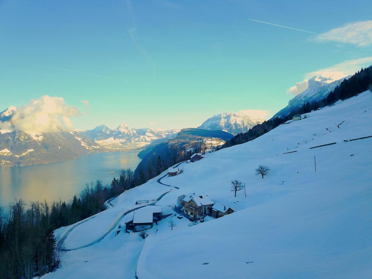 Ferienwohnung Mountain Peace In The Heart Of Switzerland Emmetten Exterior foto