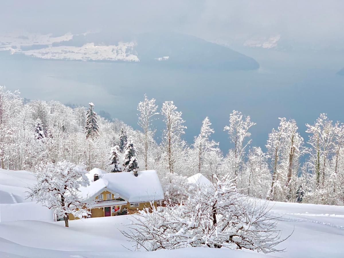 Ferienwohnung Mountain Peace In The Heart Of Switzerland Emmetten Exterior foto